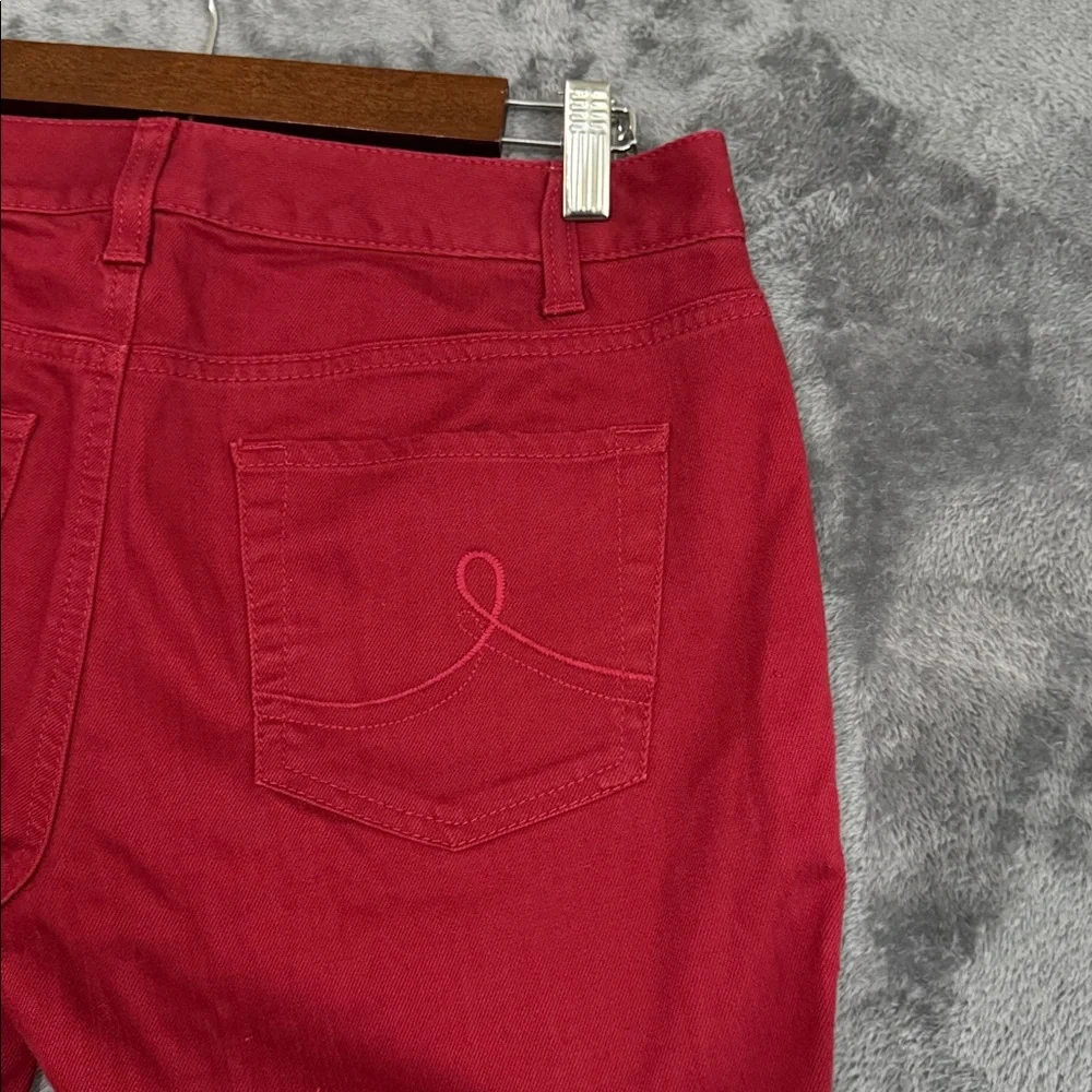 LOFT Ann Taylor Red Original Boot Jeans Women's Size 6 Casual Wear